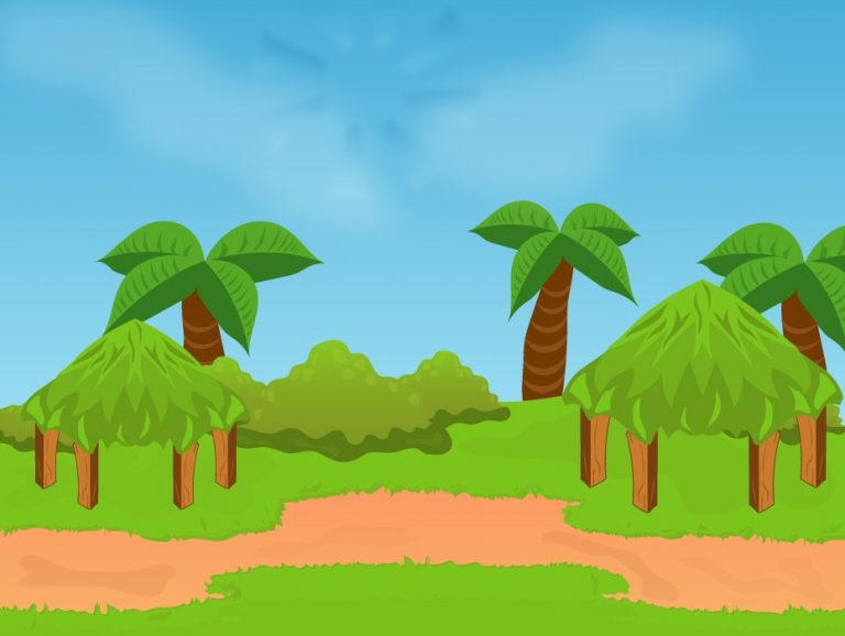 Pine Trees Game Background