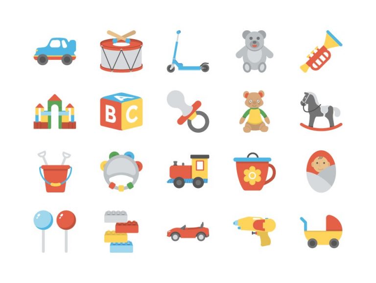 Baby and kids Icons