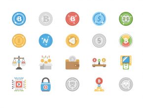 Free Bitcoin and Cryptocurrency Icons