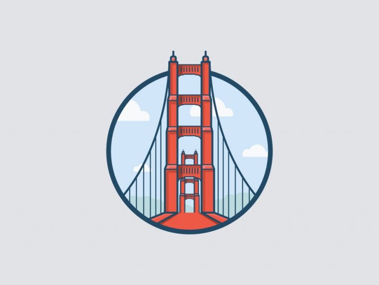 Free Golden Gate San Francisco Illustration