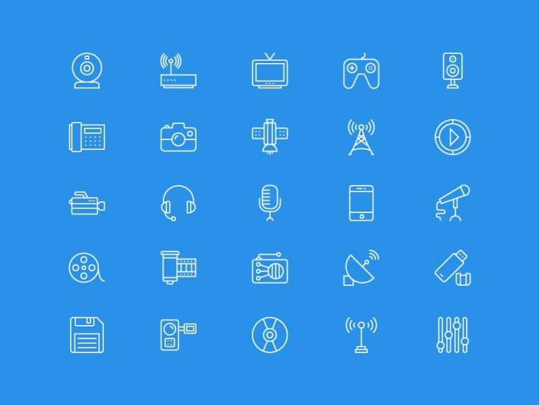 Multimedia Icons