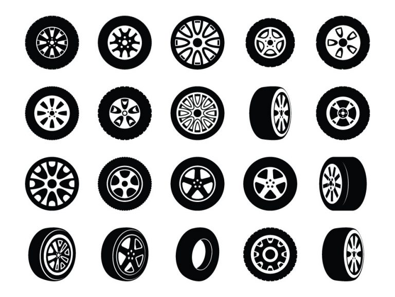 Tyre Vector Icons