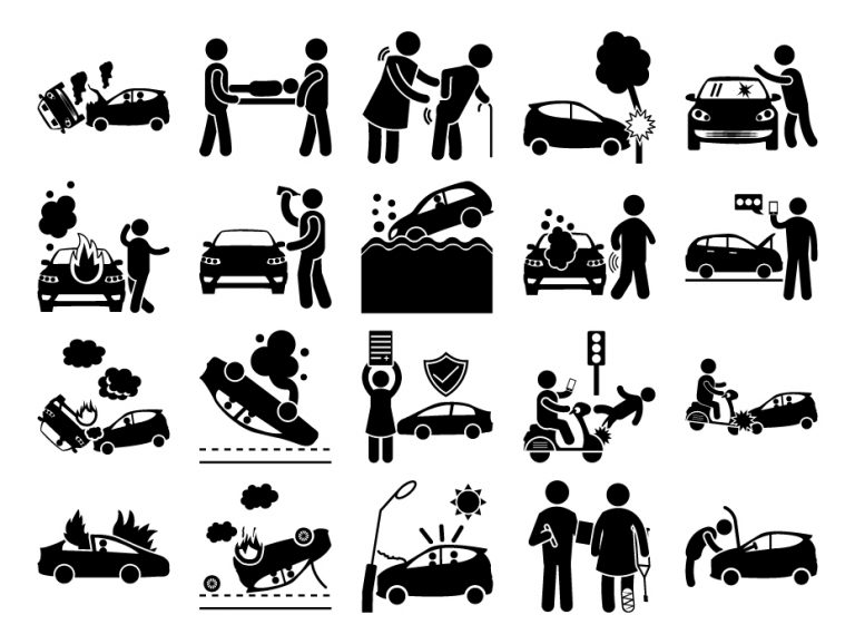 Accidental Insurance Icons