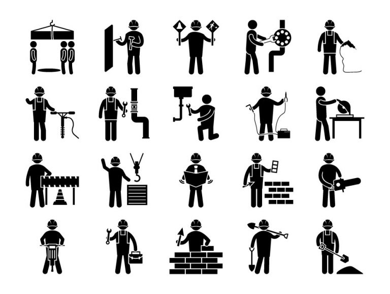 Construction Worker Character