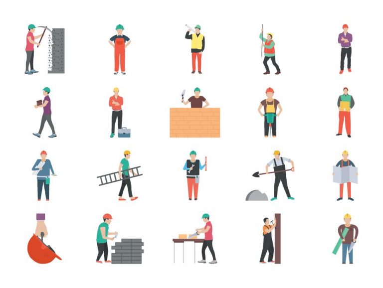 Construction Worker Characters