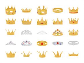Crown Vector Icons