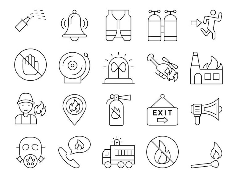 Firefighting Icon Vector