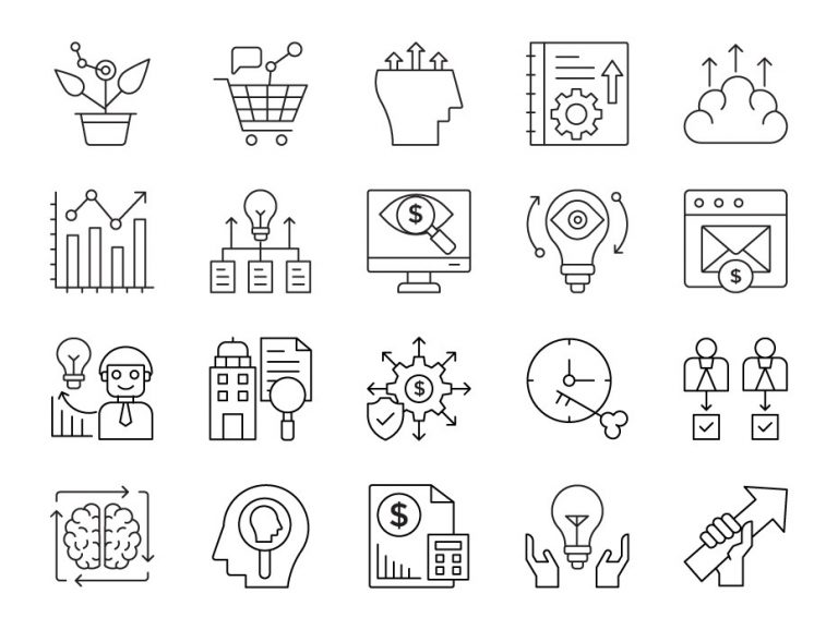 Growth Hacking Icons