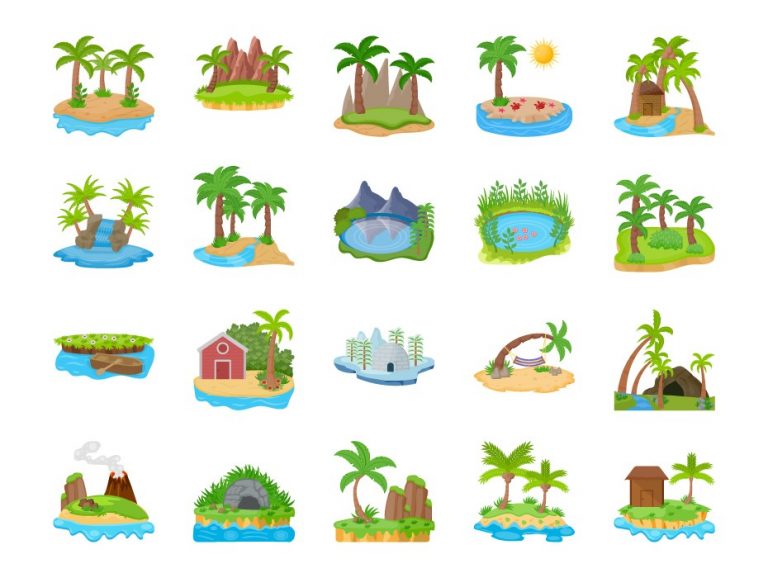 Island Vector Art