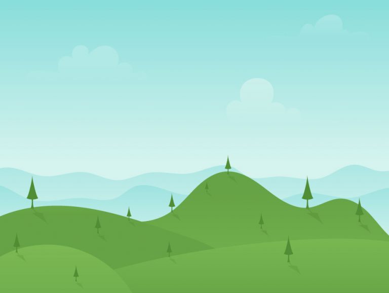 Natural Scenery Illustration