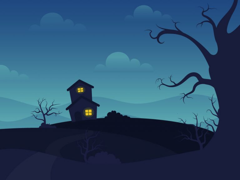 Night Landscape Illustration