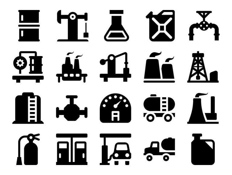 Oil Industry Icons