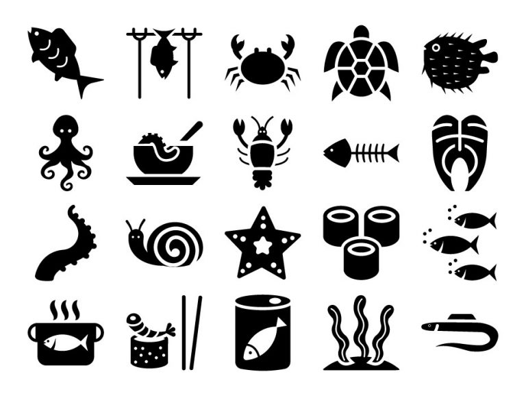 Seafood Icons