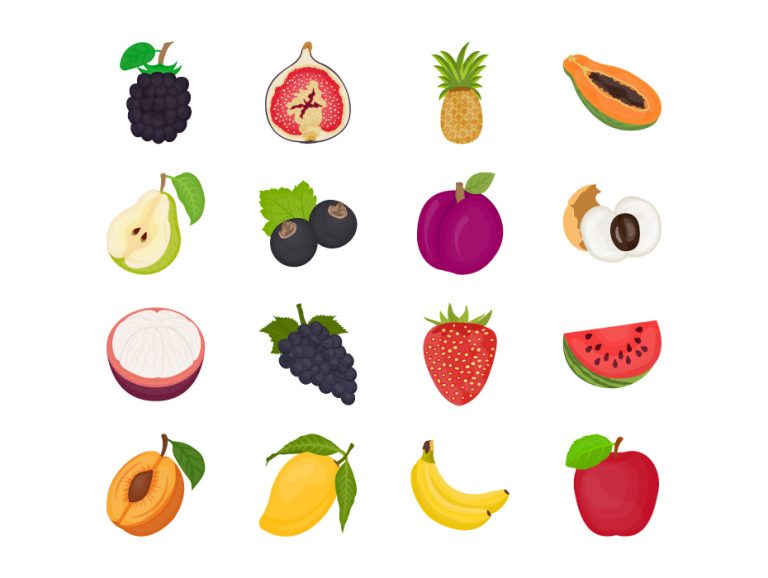 Fruits Flat Icon