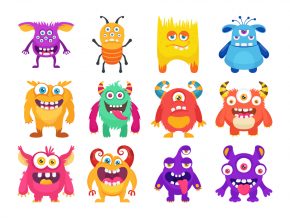 Monster Characters Vectors