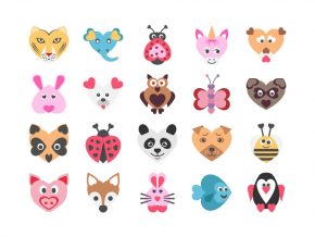 Animal Faces Icons