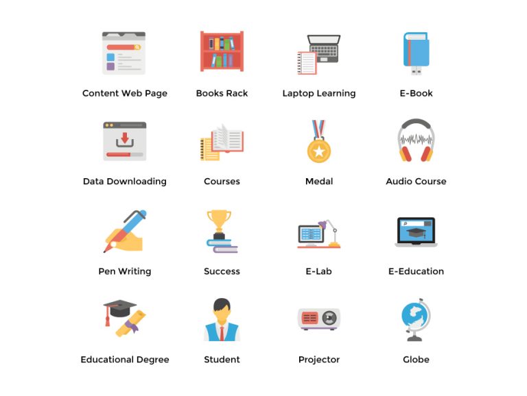 E-Learning Icons Pack