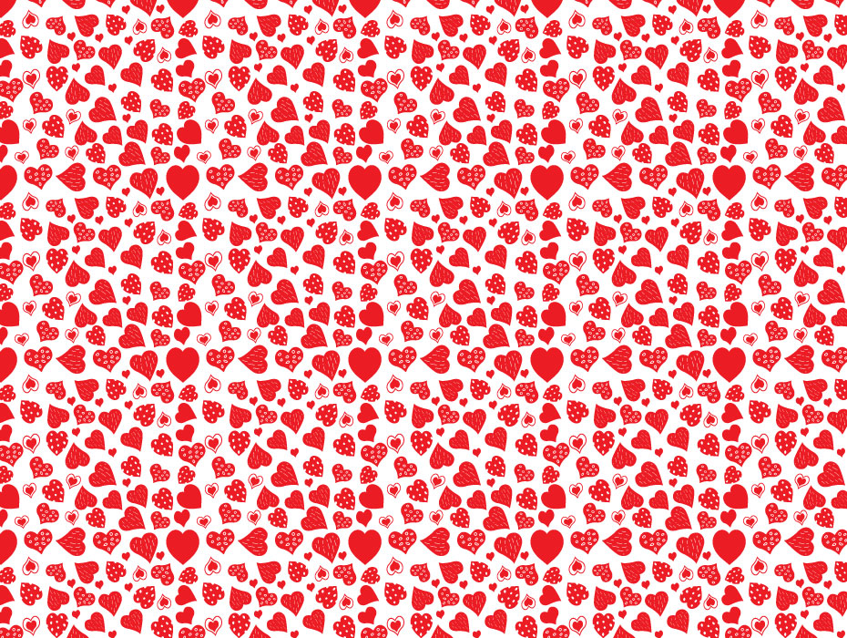 Download Red Heart Pattern Design | Frebers