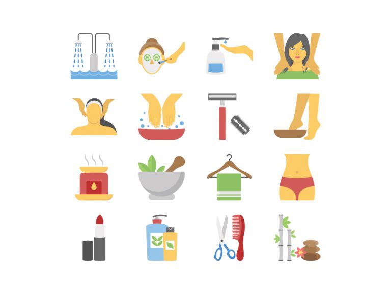 Spa Treatment Icon Pack