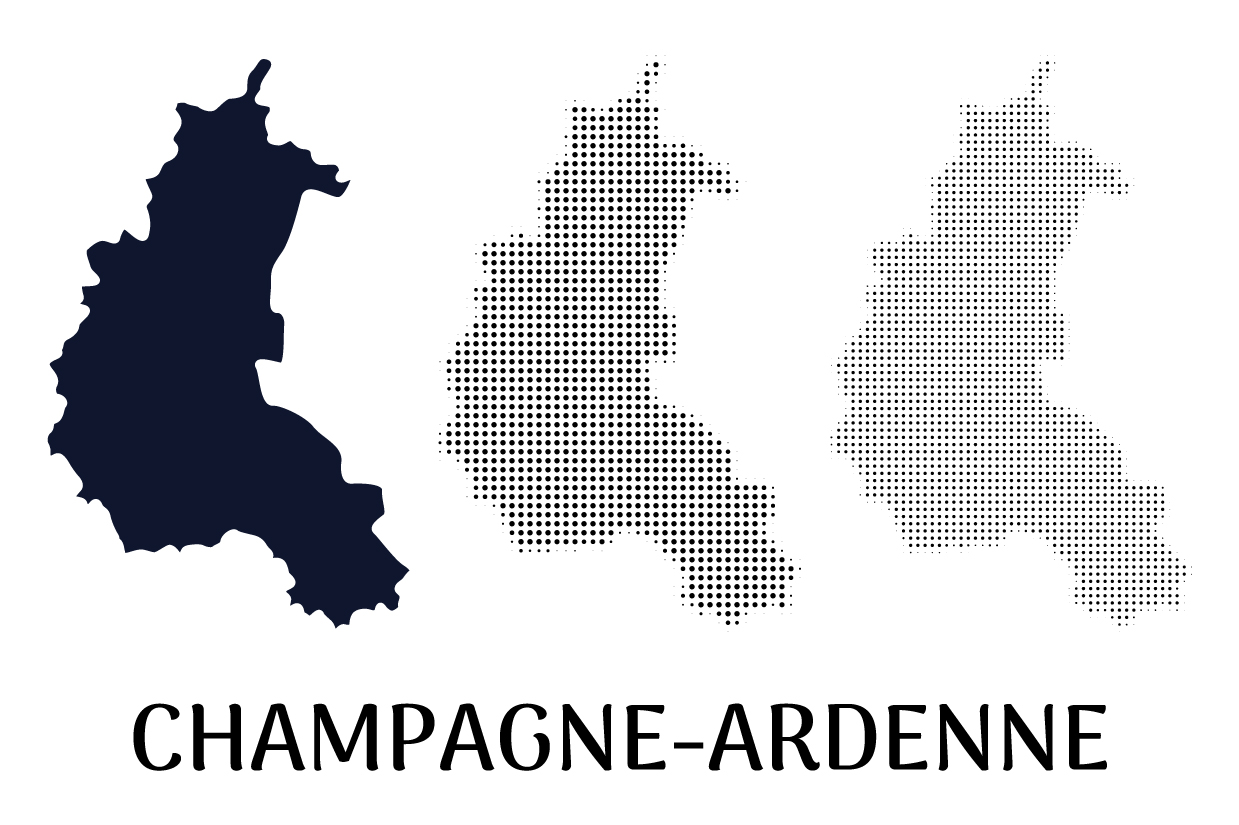 Champagne Ardenne France Map | Frebers