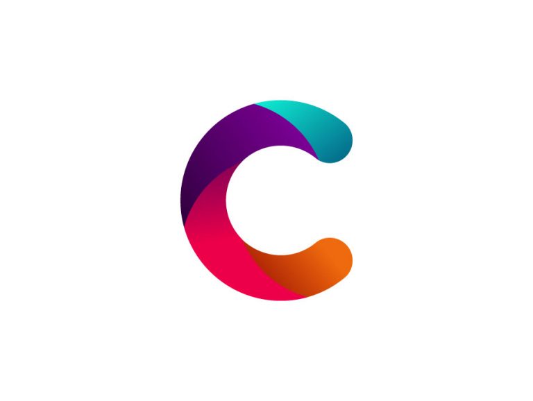 C Alphabet Logo Design