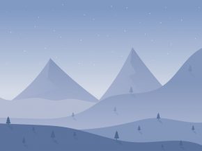 Mountain Landscape Illustration