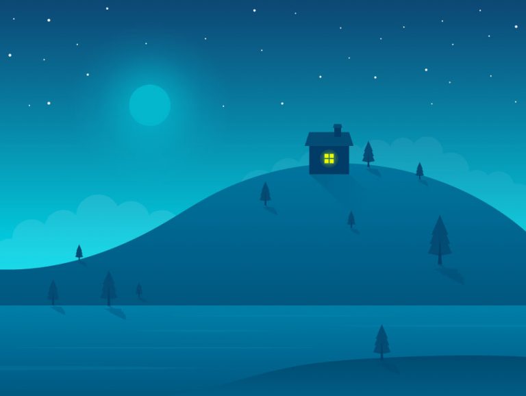 Night Illustration Design