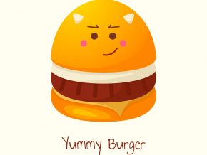 Yummy Burger Vector Free Download