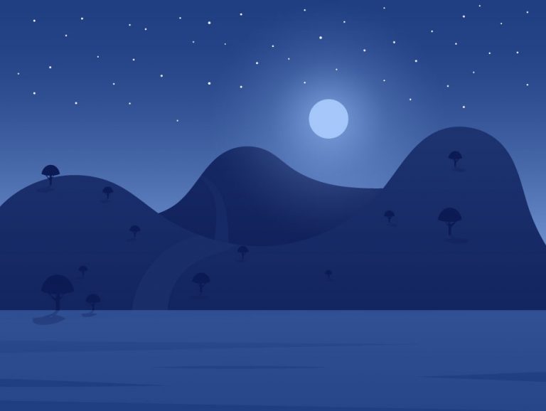 Dreamland Landscape Vector