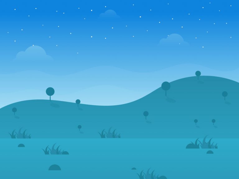 Dreamy Landscape Vector