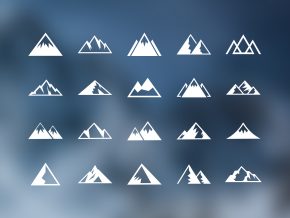 Mountain Icons Free Vector Download