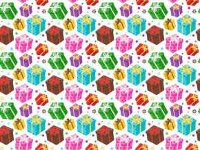 Gift Boxes Seamless Pattern Vector