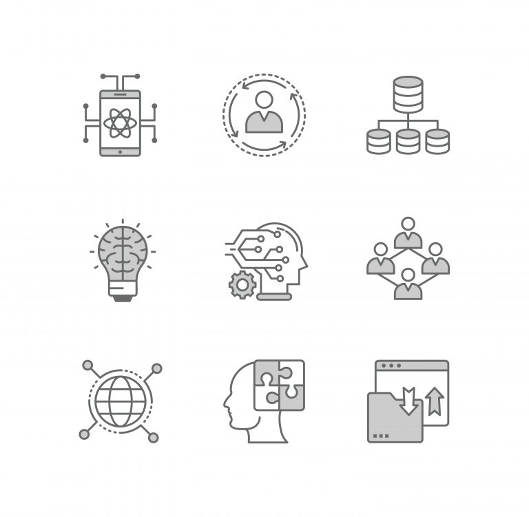 Data Science Line Icons