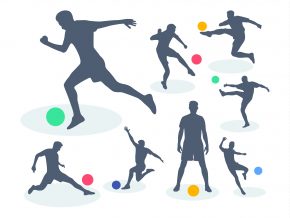 Free Vector Soccer Silhouette
