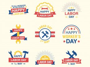 Labor Day Banner Set