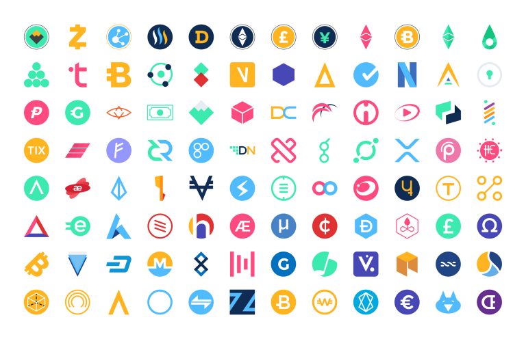 Cryptocurrency Logo Designs
