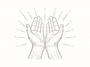 Praying Hands Vector Download