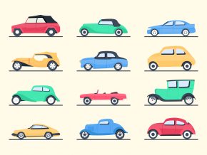 Types of Cars Vector Download