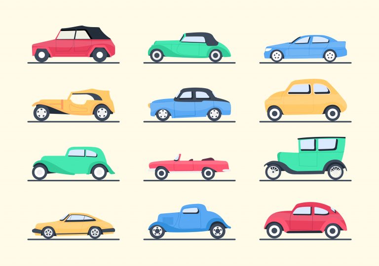 Types of Cars Vector Download