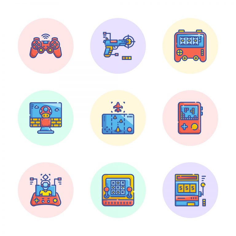 Free Vector of Video Games