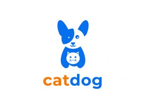 Dog Cat Logo Free Vector Art
