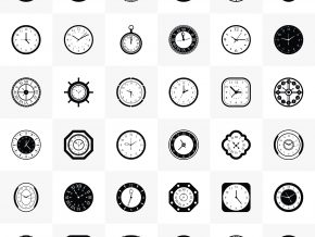 Clock Free Vector Icons Download