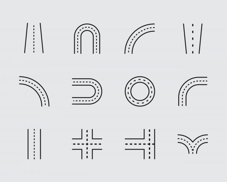 Road Icons Free Download