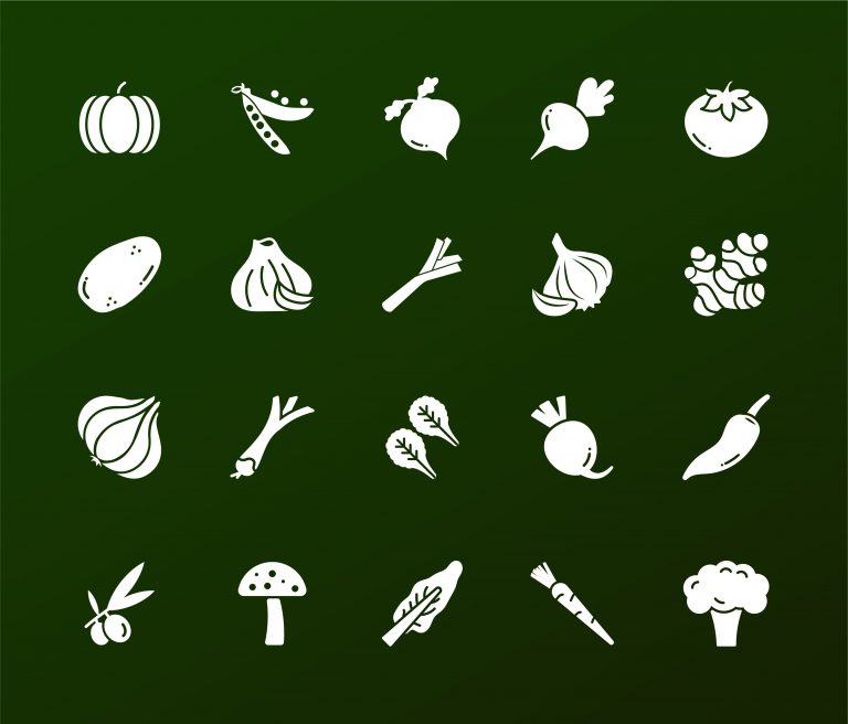Vegetable Icons Collection