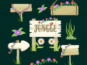 Jungle Direction Boards Icon Download