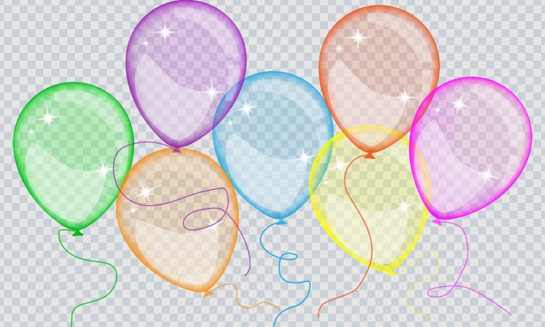 Balloons Transparent Background Free Vector Download