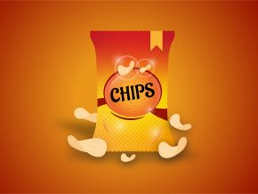 Potato Chips Vector Free Download