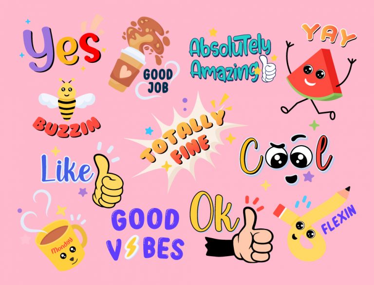 Download Cute Stickers Collection for Free