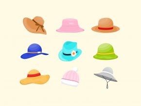 Free Summer Hats Vector