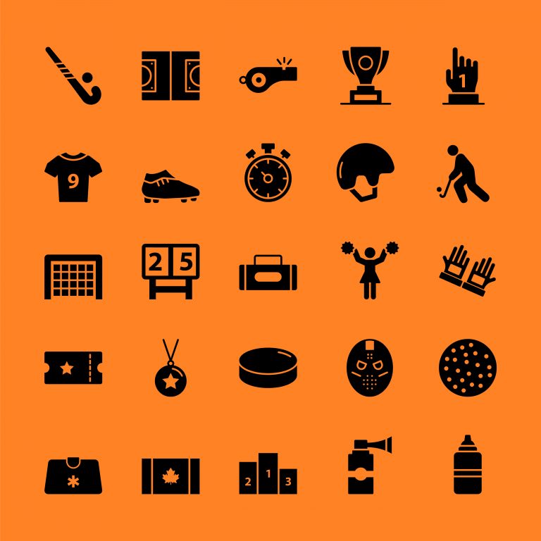 Field Hockey Icons Free Download